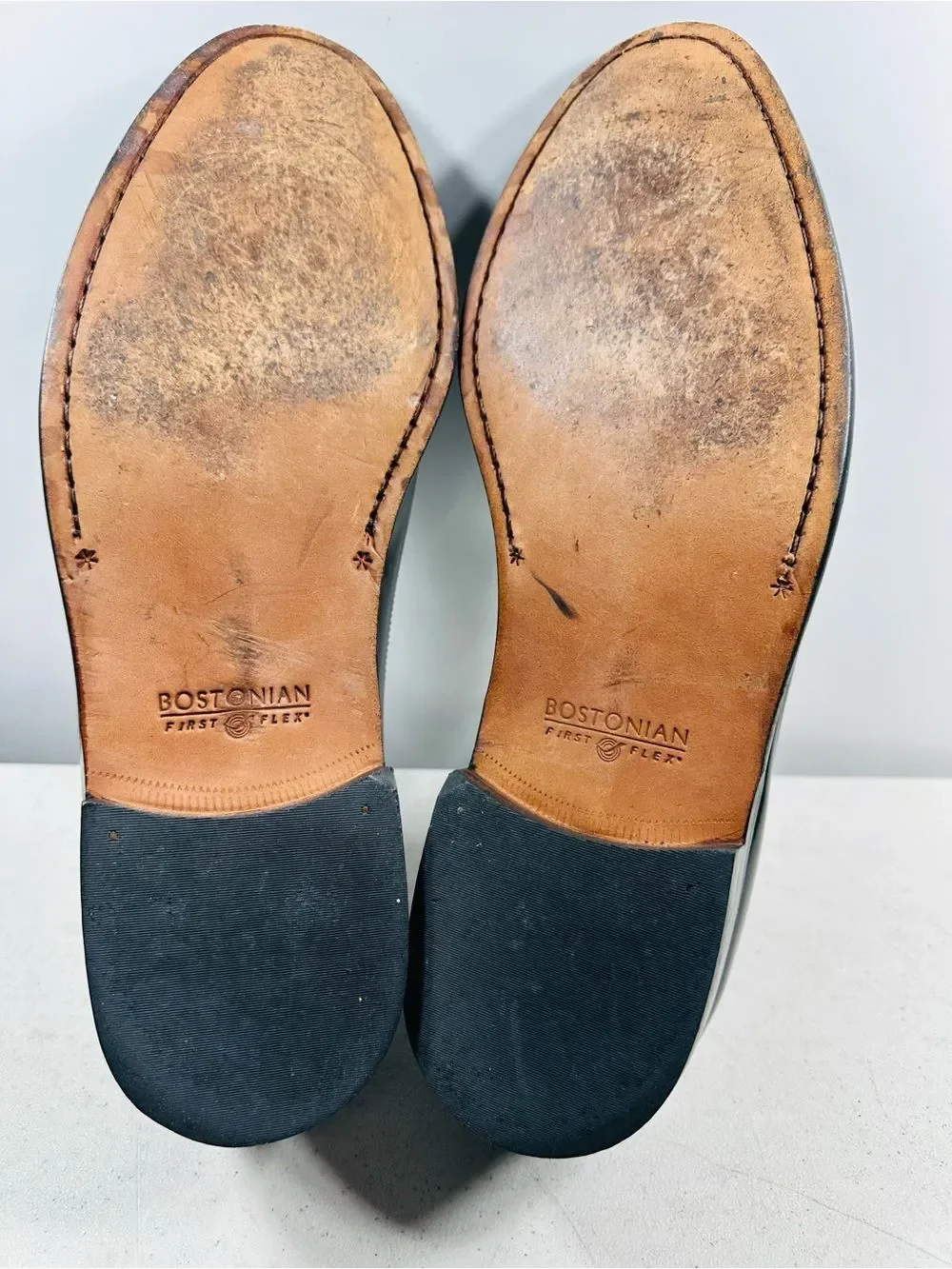 Bostonian Mens Dress Shoes 13 Mansfields Wingtip Black Leather